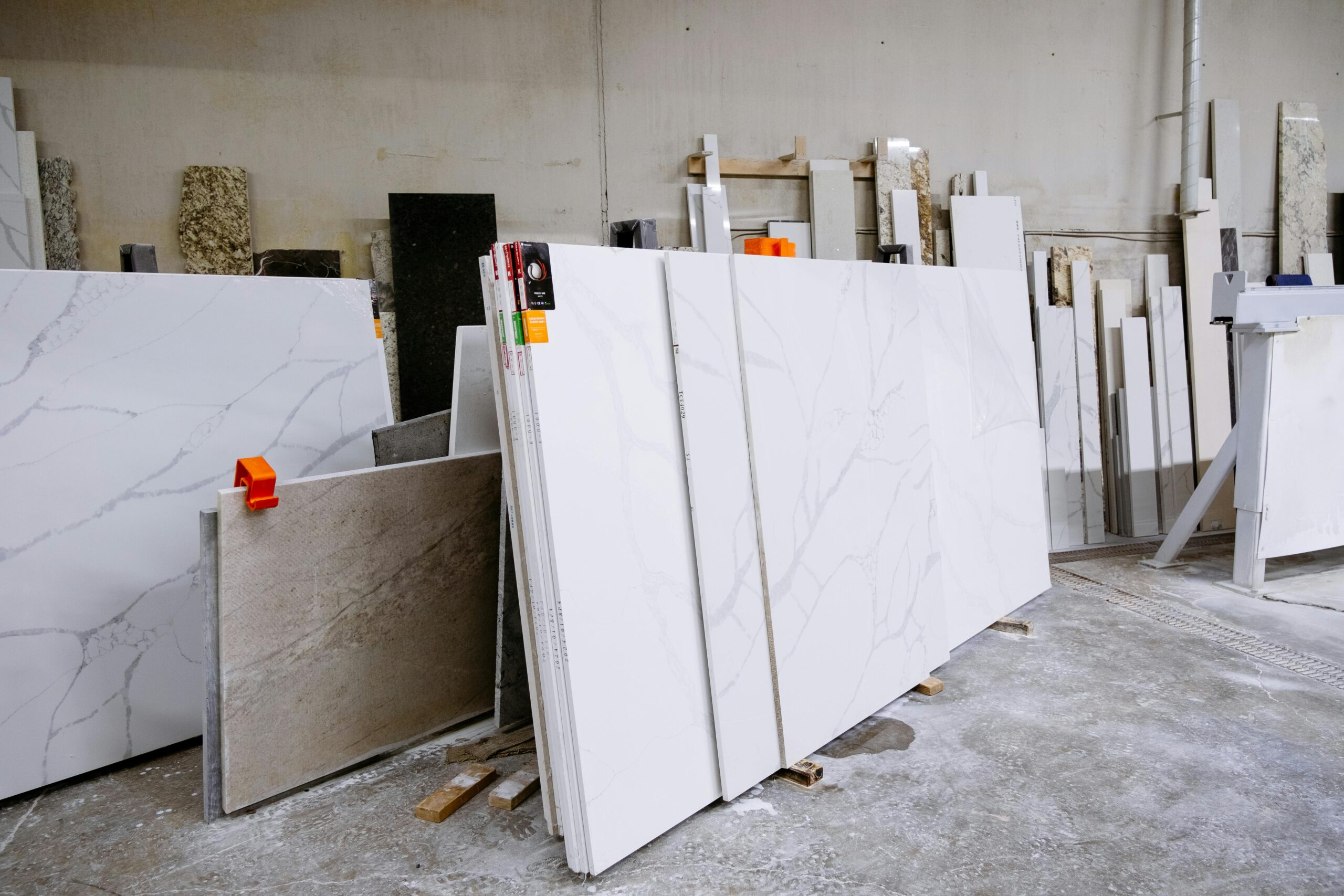 Slabs in warehouse